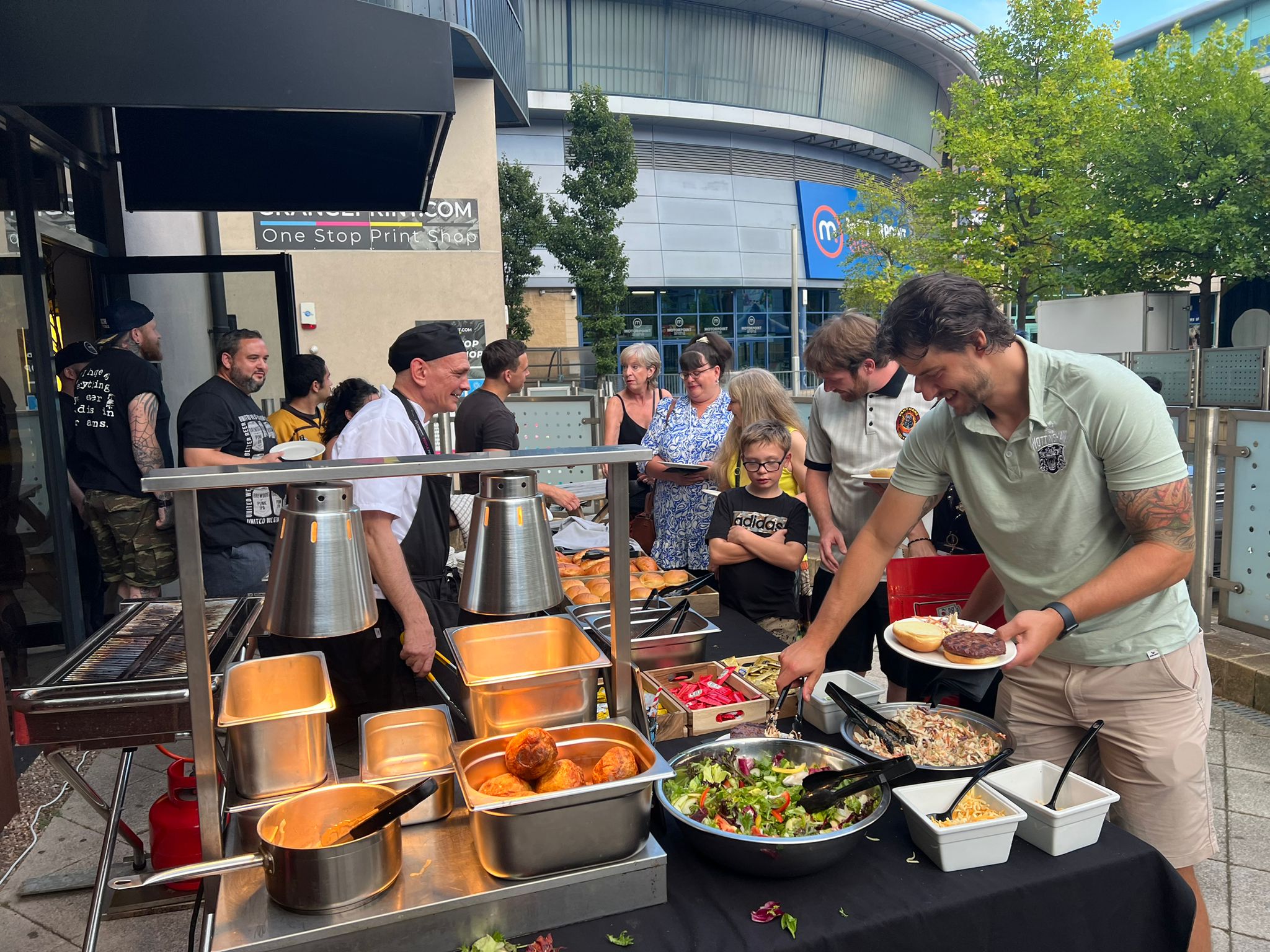 BBQ LAST NIGHT AT SALTBOX Nottingham Panthers